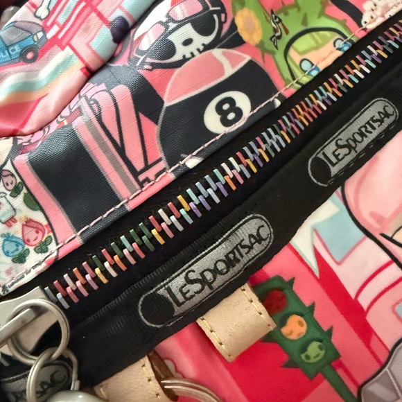 Lesportsac Tokidoki collab Shoulder Bag with bag charm - Picture 5 of 11